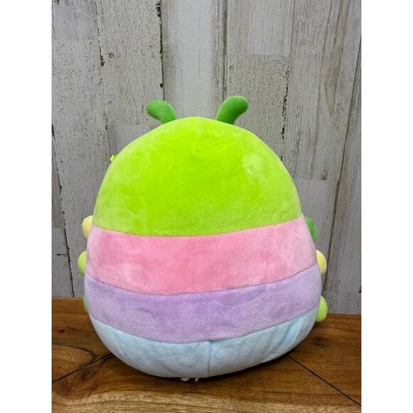 Squishmallow Rutabaga the Caterpillar Plush Toy Small 7" Multicolor - Picture 3 of 5